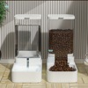 1 Set Gravity Automatic Pet Feeder And Dispenser Set Self|ru 1 Set Gravity Automatic Pet Feeder And Dispenser Set Self|ru