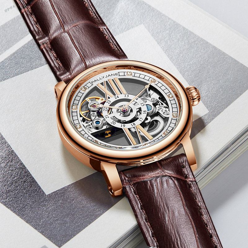 0成交0个法国品牌pallyjane帕丽杰克全自动手表男机械