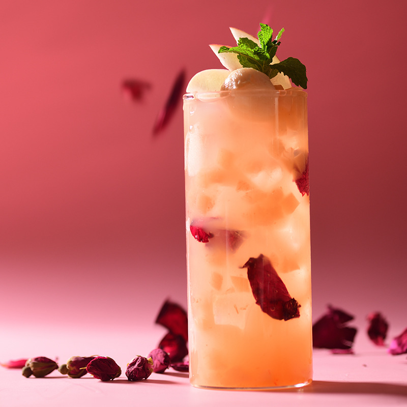 欧本玫瑰乌龙茶调味茶3g*60包 三角袋泡茶包奶盖茶水果冷泡茶180g