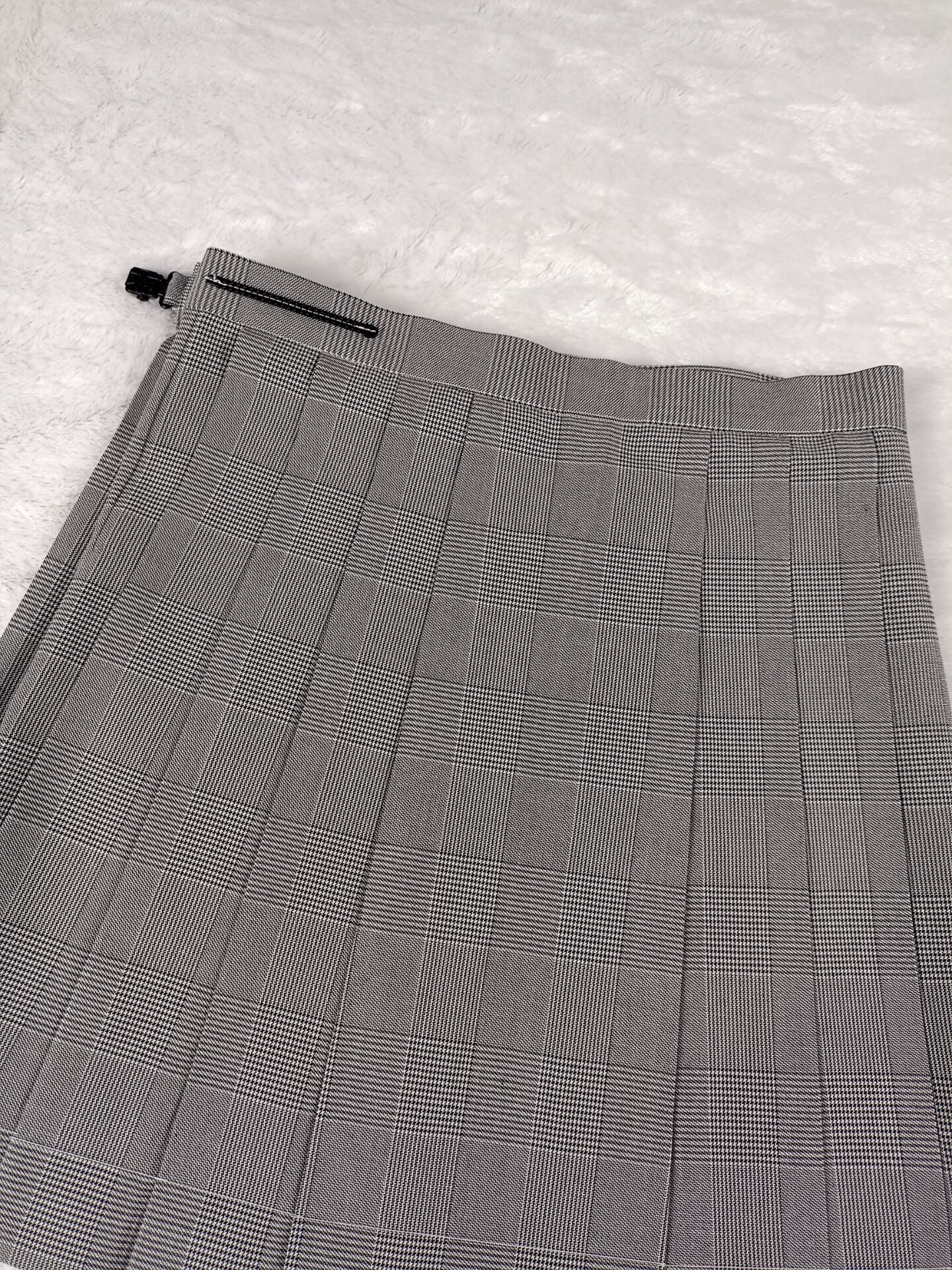 灰格前箱褶---成品格日系正统jk制服百褶裙格裙半身裙定位线3长度