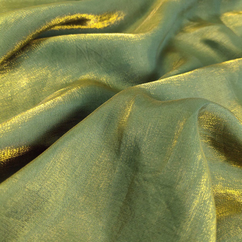 香云纱布料批发琉璃丝缎渐变面料缎面汉服衬衫亮面娃衣diy