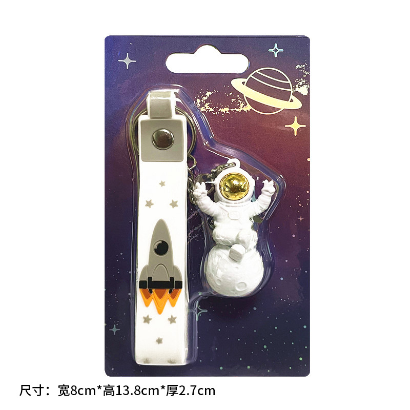 Astronaut Decoration Astronaut Astronaut Keychain Backpack Accessories Pendant Baking Birthday Cake Decoration