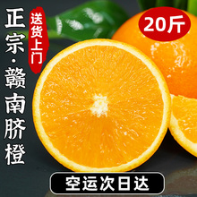 江西赣南鲜橙子10斤脐橙新鲜冰糖果冻甜夏橙水果20整箱包邮