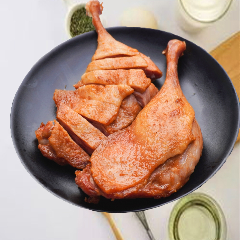 来一腿烤鸭腿南阳香烤鸭腿全熟鸭腿半成品鸭腿饭6个1kg商用批