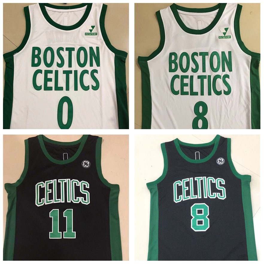 凯尔特人队11号欧文球衣0塔图姆8沃克海沃德33伯德刺绣篮球服现货