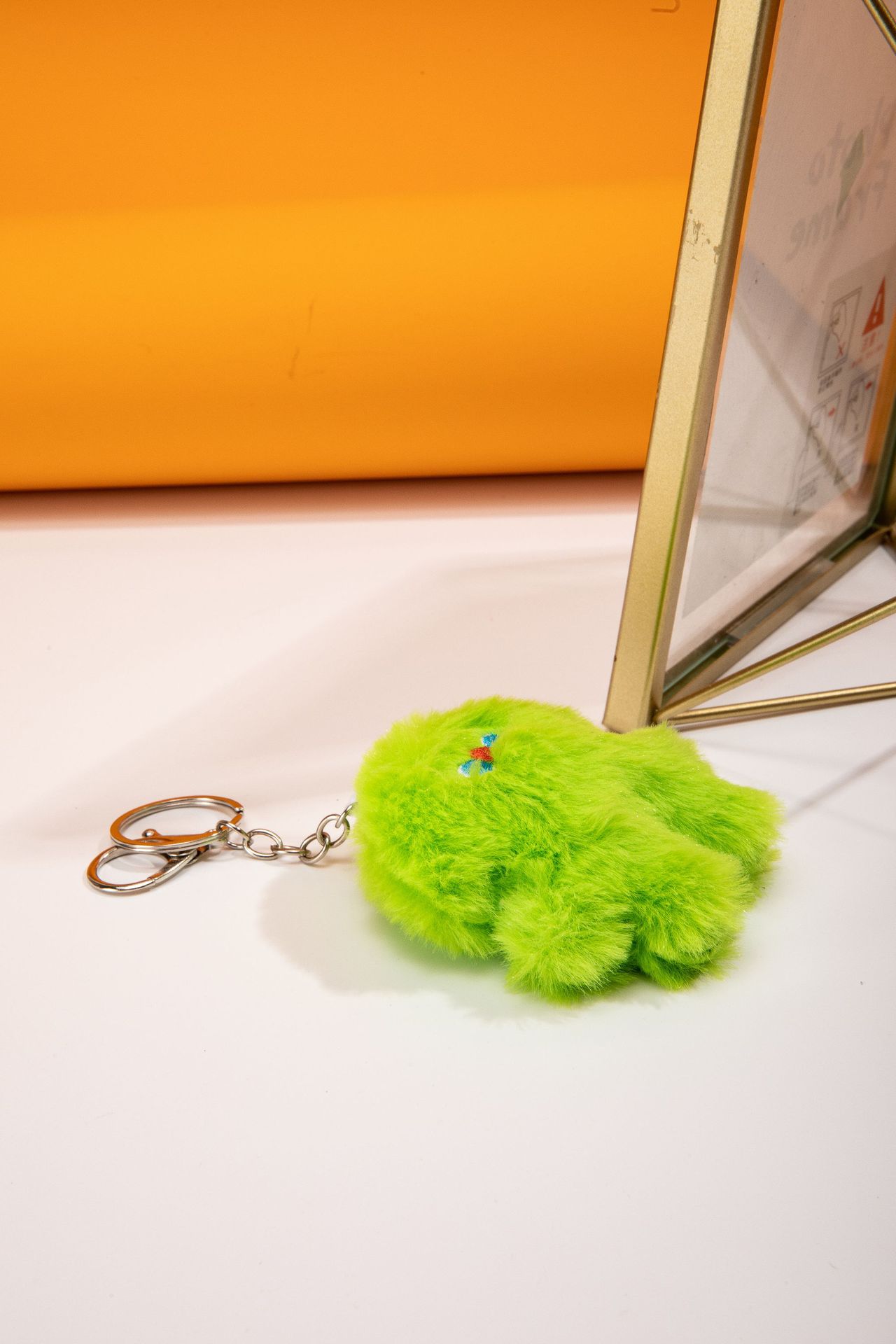 新款可爱ins粉笨笨毛绒公仔包包配件赠送礼品玩偶挂件钥匙坠批发