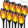 8 Pack Solar Torch Lights Outdoor Dancing Flickering Flame|ms 8 Pack Solar Torch Lights Outdoor Dancing Flickering Flame|ms