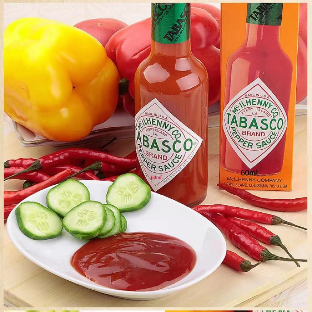 美国辣椒仔tabasco 原味辣汁60ml辣椒酱西餐汉堡披萨意面牛排调味