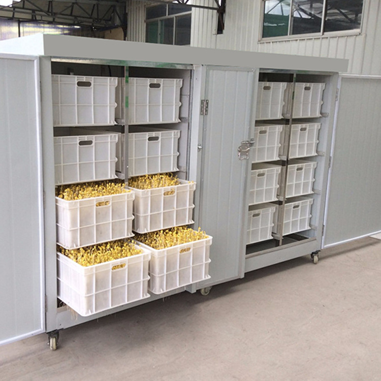 可移动豆芽机生产线 豆芽机不锈钢材质十年保修