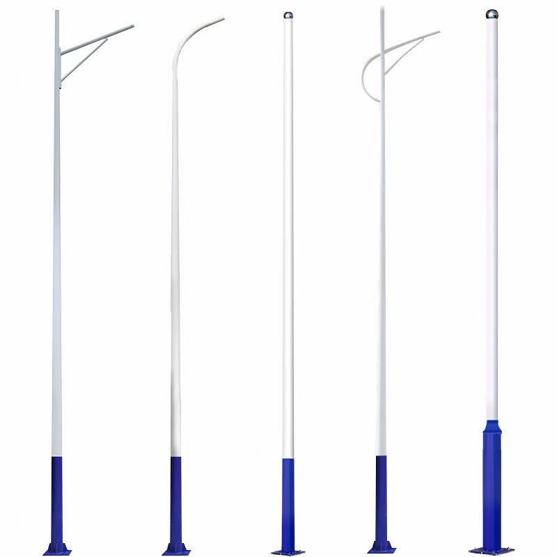 5m6米7米8米路灯杆直销锥杆批发自弯臂a字臂海螺臂高杆灯马路弯灯