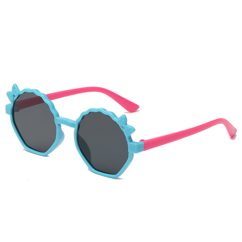 New Bow Decoration Kids Sunglasses Baby Street Shot Cartoon Unique Sunglasses Sun Protection Korean Sunglasses