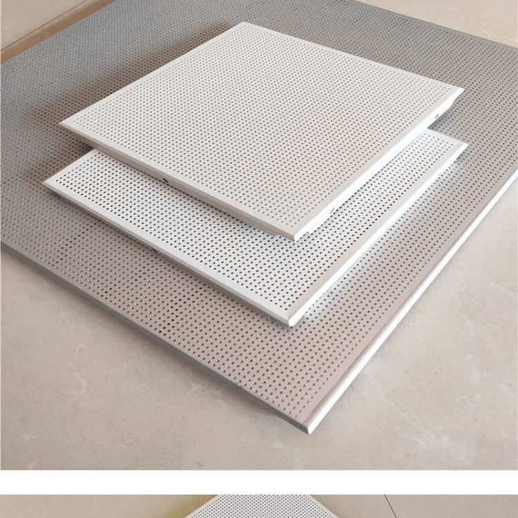 铝矿棉玻纤吸音板机房用 金属穿孔吸音板 岩棉吸音防火板