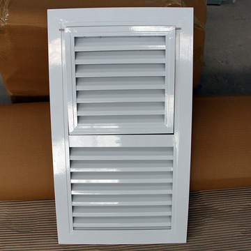 铝合金正压送风口单层百叶回风口外墙防雨风口铝合金自垂百叶