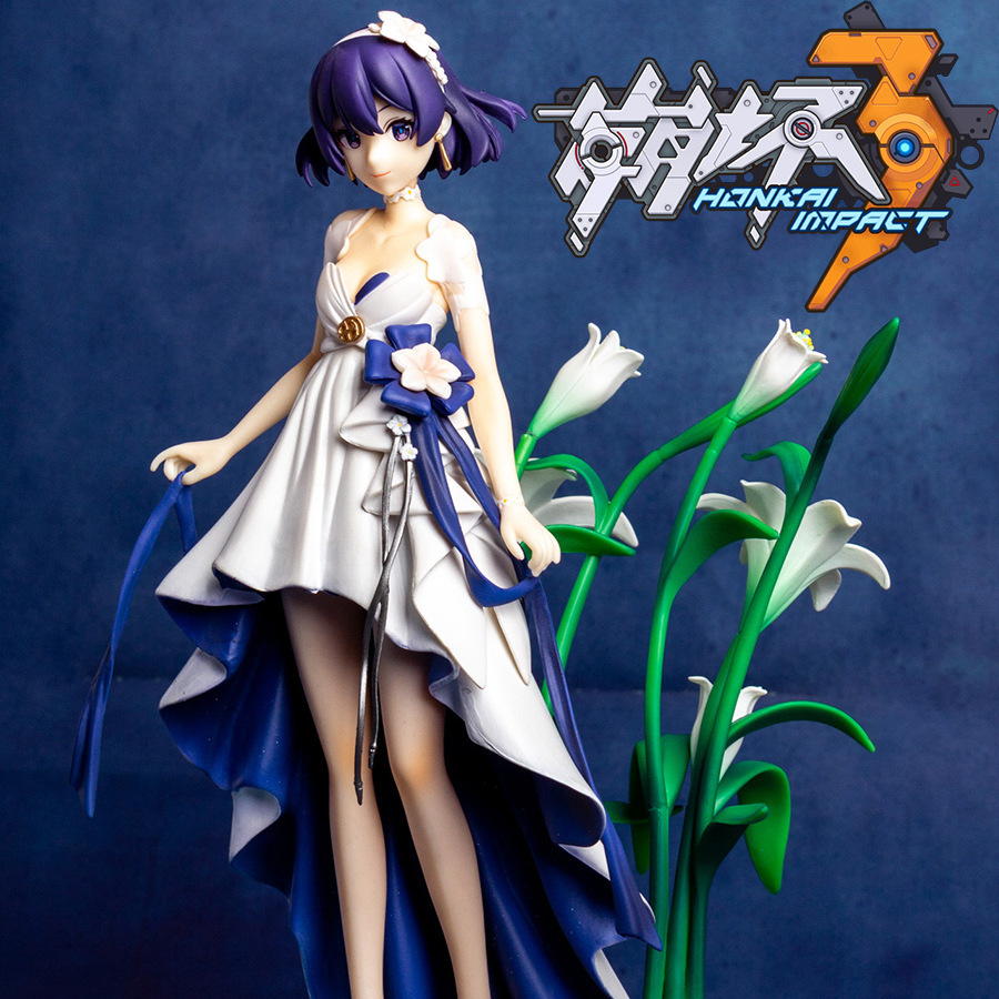 动漫 美少女apex希儿·芙乐艾 秋霜百合ver 1/8手办模型 雕像摆件