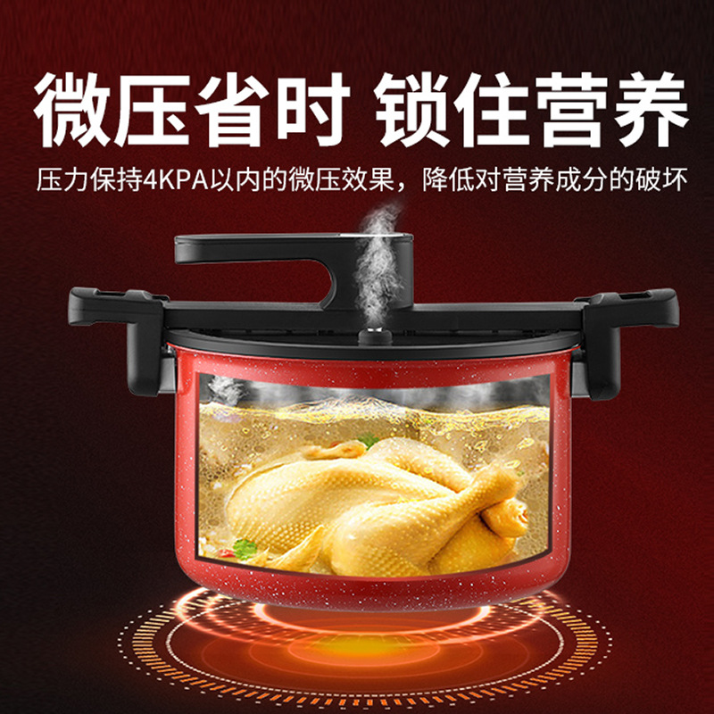 Non-Stick Pressure Cooker Micro-Pressure Pot Household Cooking Pot Stainless Steel Soup Pot Braised Insulation Pot Maifan Stone Gift Pot