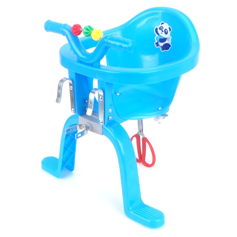 Bicycle Child Seat Dual-purpose Plastic Front Seat Baby Bicycle Front Hanging Baby Child Rear Seat Foot image