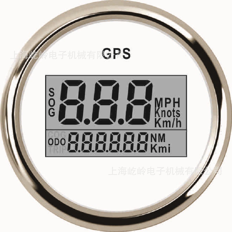 车船通用52mmgps里程表航速表游艇速度表测速12v/24v带灯-阿里巴巴