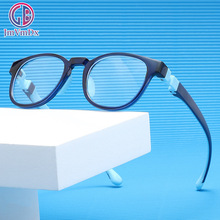 儿童防蓝光眼镜个性时尚方框电脑抗辐射平光镜女童近视镜TR90批发