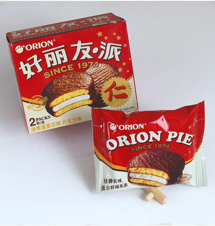 商品描述是否含糖含糖储存条件常温热卖月份全年包装规格【好丽友68克