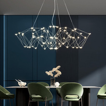 定制别墅餐厅客厅灯现代简约光立方吊灯创意个性非标萤火虫吊灯