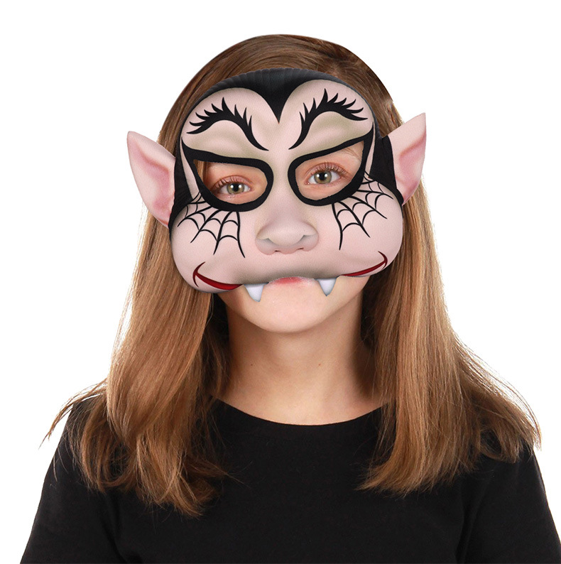 跨境代发万圣节搞怪面具狂欢节派对化妆舞会装饰eva半脸可爱面具