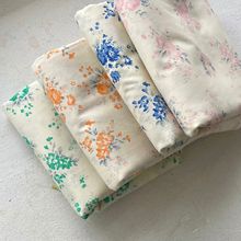 韩版印花布全棉面料 碎花纯棉春夏秋冬花布 童装服装女装连衣裙