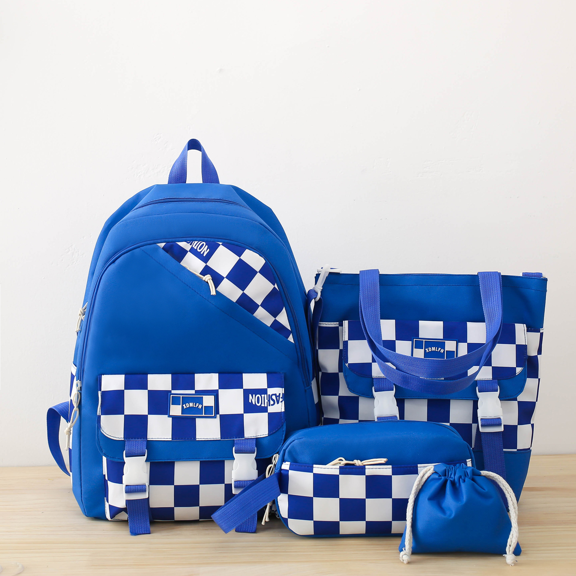 新款小学生书包女可爱格子儿童背包校园大容量3-6年级双肩包套装