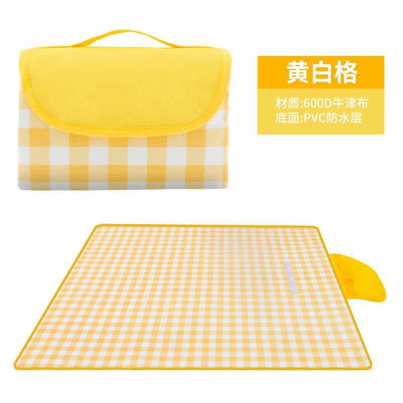 Oxford Cloth Picnic Mat Waterproof Moisture-Proof Picnic Blanket Outdoor Beach Mat Camping Tent Mat Picnic Blanket Wholesale