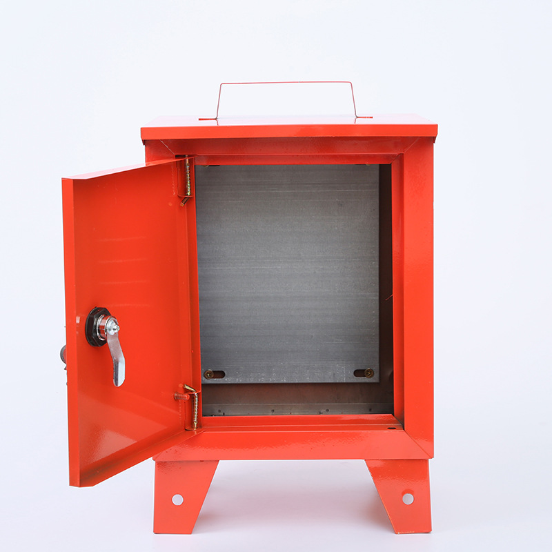 便捷式手提工地临时配电箱工业三级红色配电柜户外防雨配电移动箱