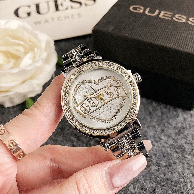 速卖通欧美外贸热销 韩版时尚镶钻石英表 欧美风钢表带手表?女表