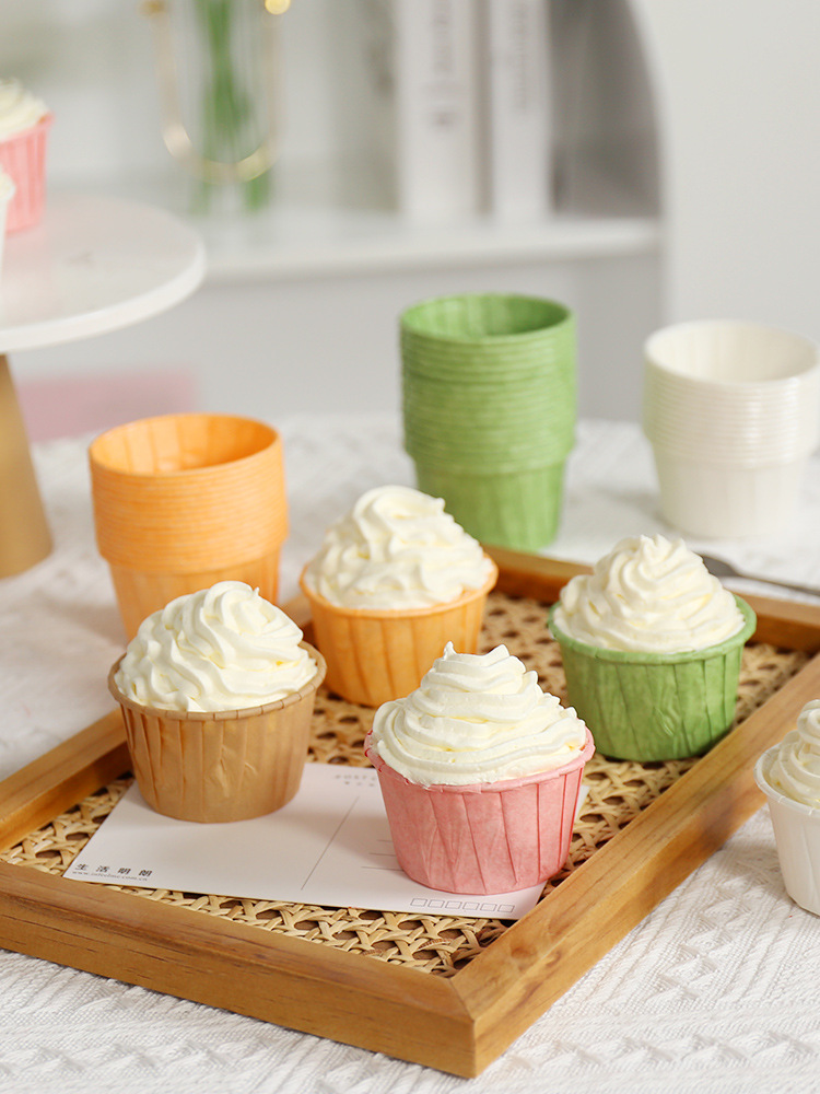 马芬杯蛋糕纸杯空气炸锅烤箱纸杯小家用烘焙耐高温纸托模具
