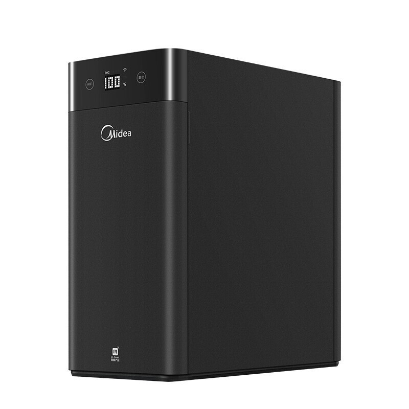 美的净水器 家用橱下式反渗透大通量纯水机mrc1898a-600g 黑豆