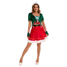 成人圣诞树绿色服装 cosplay演出服圣诞节情侣派对服舞台装圣诞装