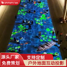 全息投影设备室外光影地面互动3d乐园海浪双人商场室内ar景区引流