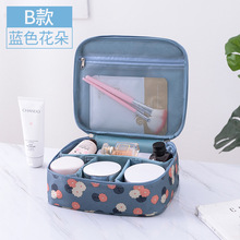 旅行化妆包新款印花乳液分装韩版旅游洗漱包防水旅行收纳整理包