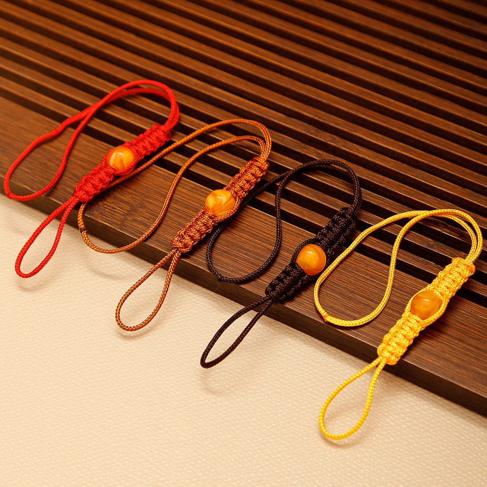 茶壶绳手工编织紫砂壶绳子绑壶茶杯防摔保护绳茶壶盖绳子茶道配件