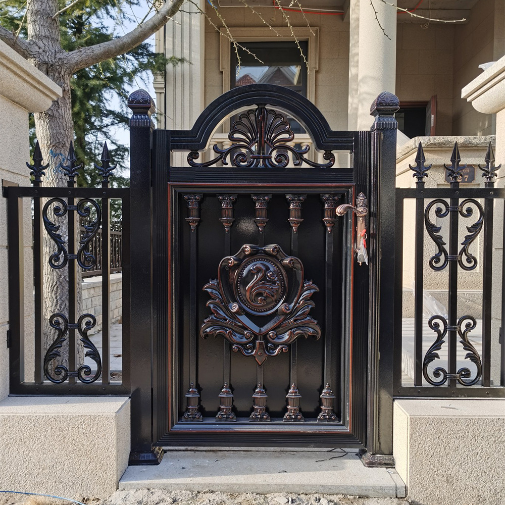 庭院小门学校花园门别墅庭院中欧式单开入户家用花店景区农庄果园