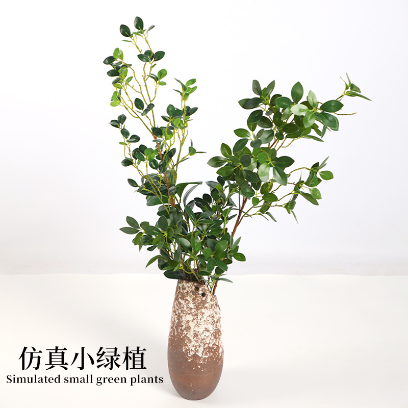 仿真绿植室内酒店造景空间转角盆栽假树景观物植物落地装饰植物