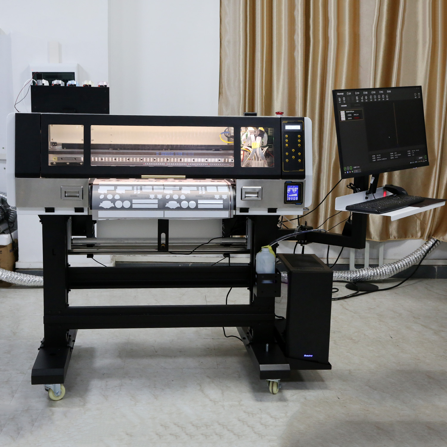 全新升级i3200喷头高速白墨烫画打印机t恤图案服装帆布袋批量生产