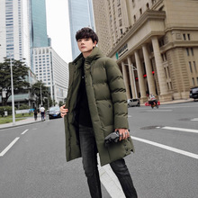 2025中长款棉服冬季新款棉衣大码男士韩版休闲时尚百搭保暖棉服外