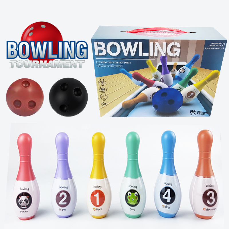 New Fun Bowling Set Student Children Indoor Sports Exercise Toys Parent-Child Interaction Kindergarten Gifts