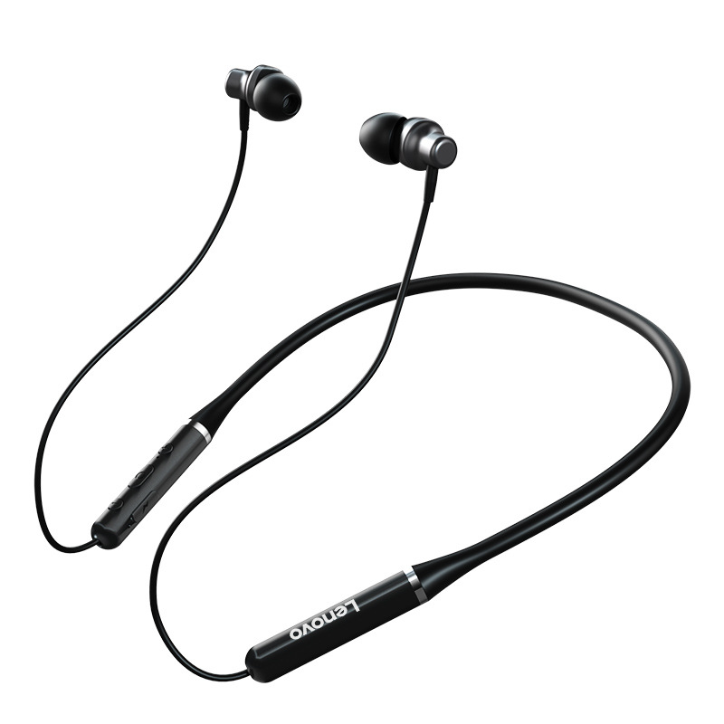 Suitable for Lenovo New HE05 Halter Headset Bluetooth HD Call Stereo Halter in-Ear Noise Reduction Headset