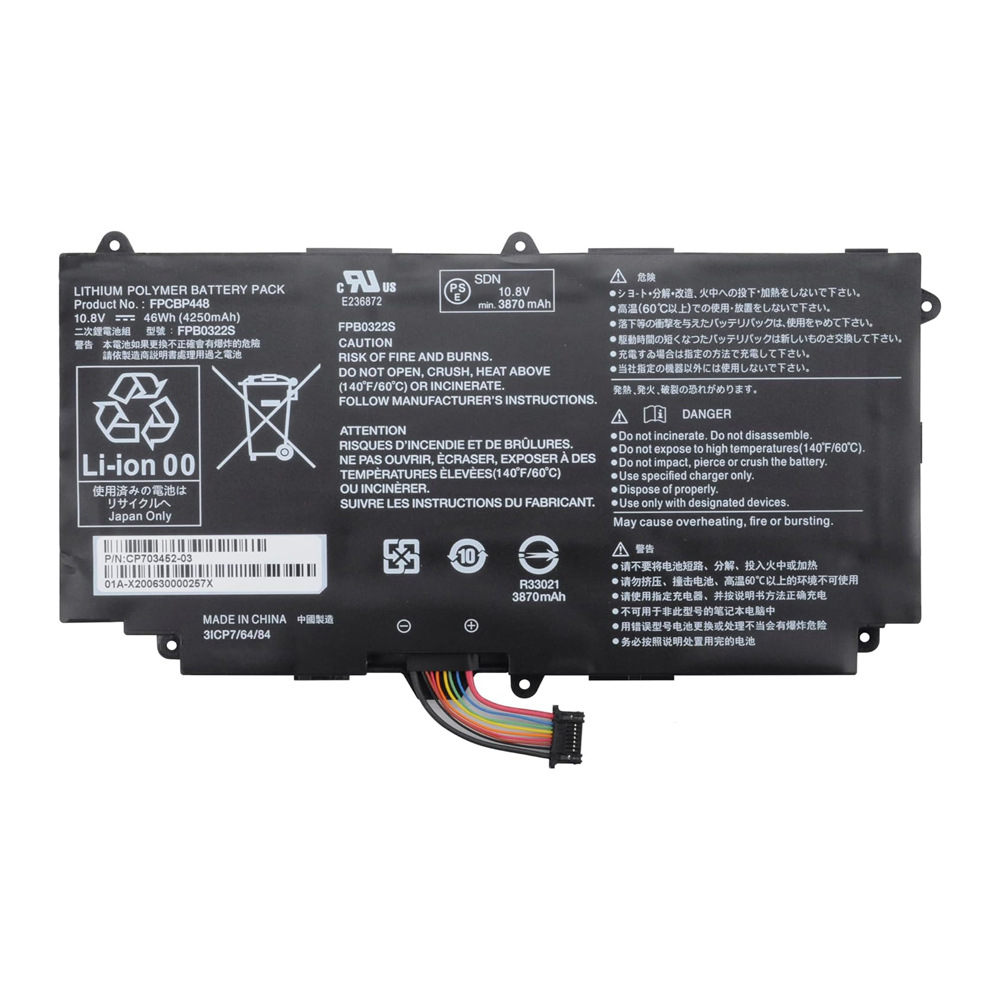 fujitsu笔记本电池适用于富士通fujitsu stylistic q736 notebook