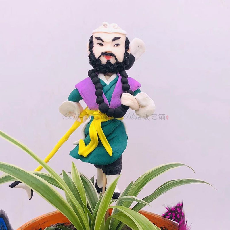 捏面人西游记泥人景区民俗文化暖场礼品非遗地摊面塑王