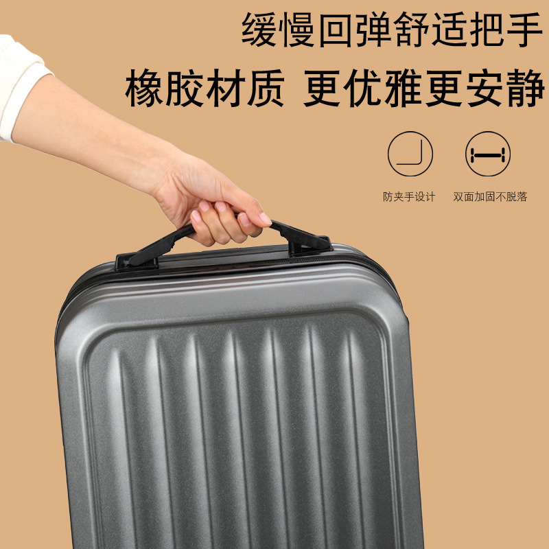 Fashion Pc Password Lock Suitcase Student Zipper Trolley Case Universal Wheel Large Capacity Luggage Factory Wholesale