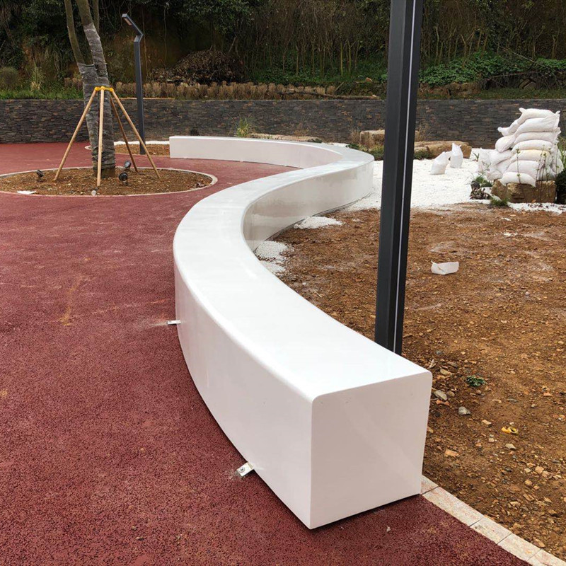 小异形学校户外公园休闲座椅区长商场玻璃钢树池坐凳条凳