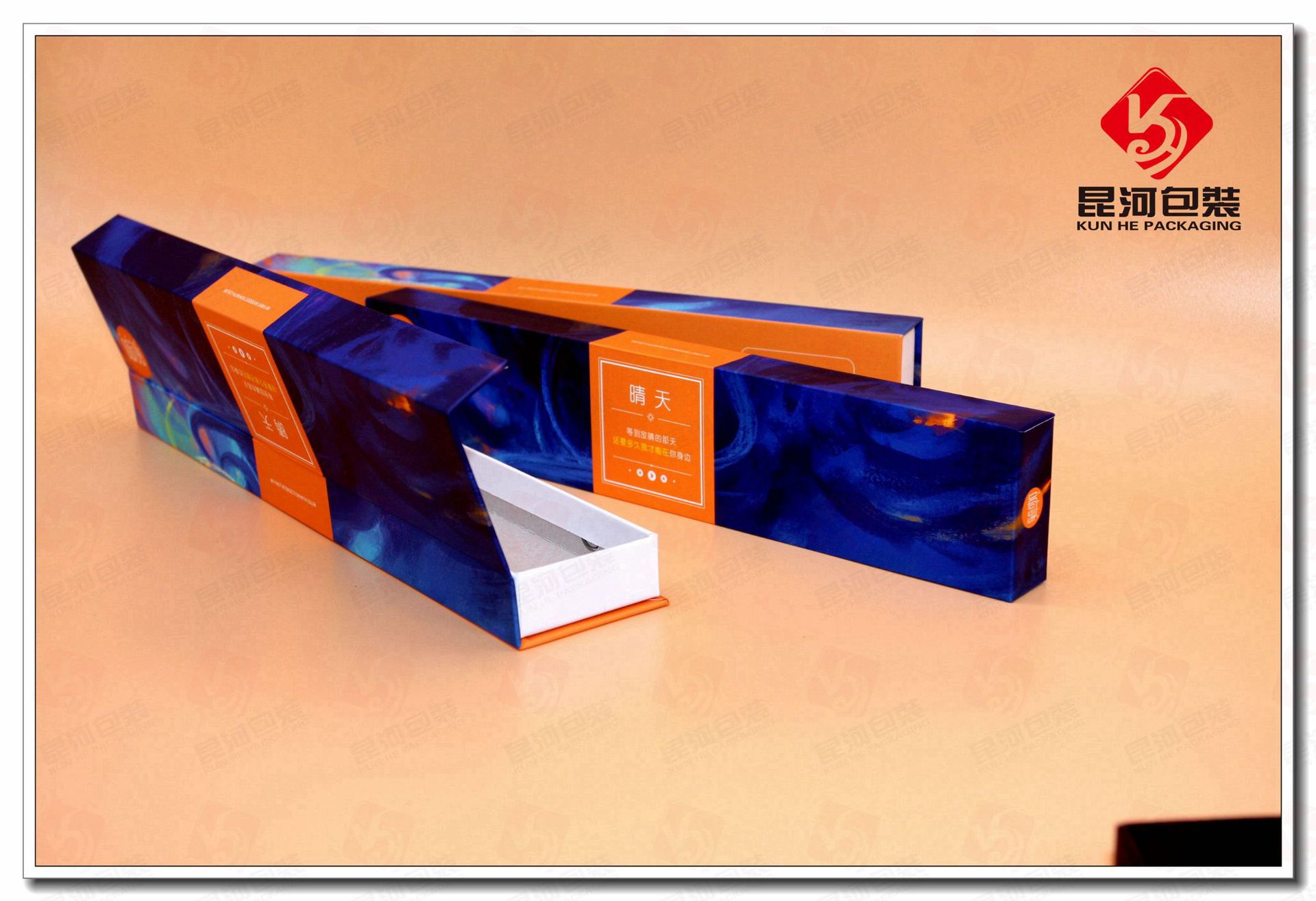 水粉笔包装盒磁铁翻盖水粉笔盒收纳盒素描设计写生油画笔盒油画笔