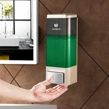 NK7M批发壁挂式免打孔酒店手动皂液器瓶家用卫生间厨房洗手液瓶按