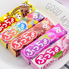 uha悠哈味觉糖日本进口普超水果夹心水果软糖条糖喜糖50g10条网红