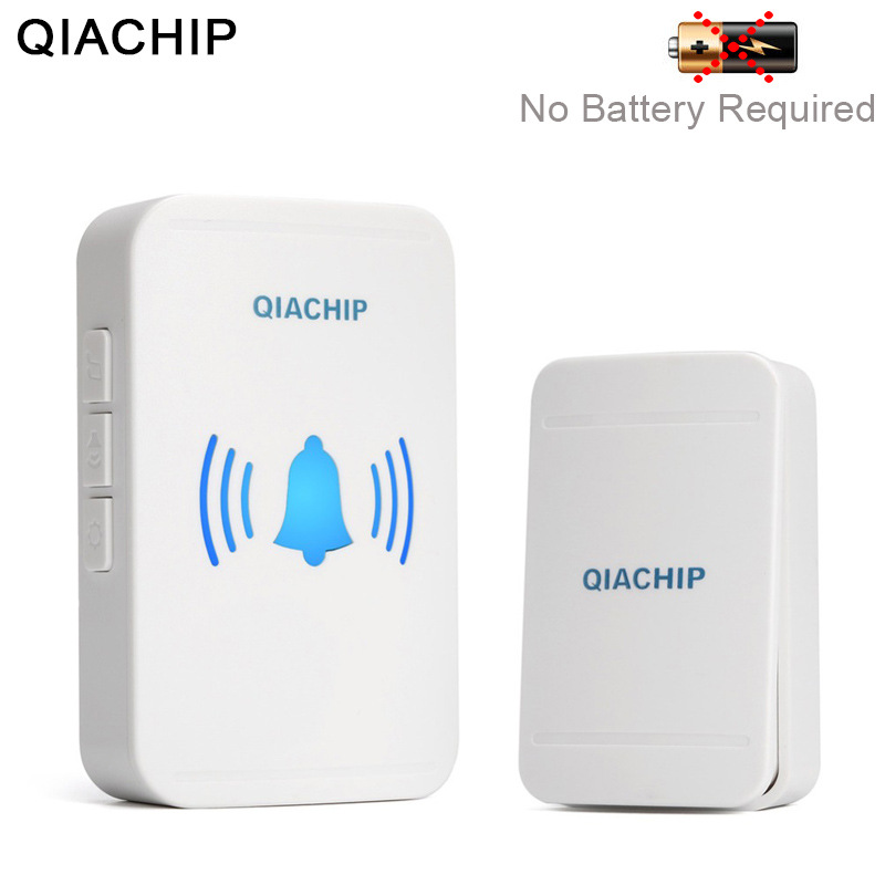 Self-Generating Wireless Doorbell Beeper Battery-Free Dustproof Wireless Home Electronic 38 Chord Ding Dong Doorbell